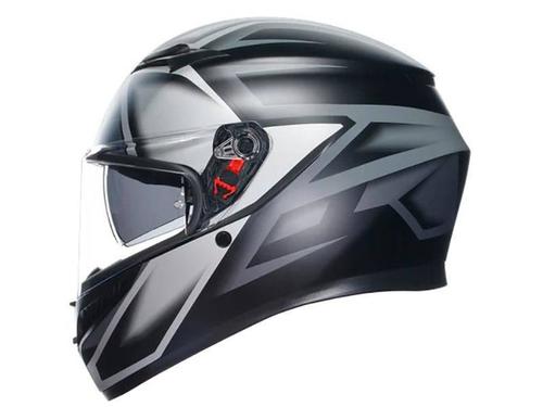קסדה מלאה AGV K3 צבע COMPOUND שחור אפור - תקן ECE22.06