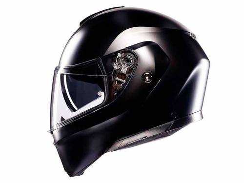 קסדה נפתחת AGV דגם STREETMODULAR צבע שחור מט - תקן ECE 22.06