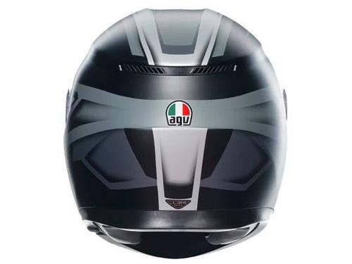 קסדה מלאה AGV K3 צבע COMPOUND שחור אפור - תקן ECE22.06