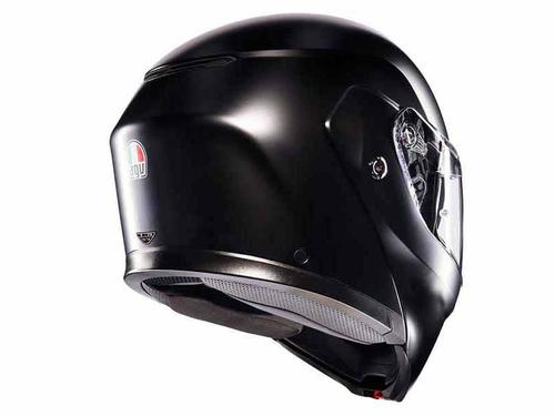 קסדה נפתחת AGV דגם STREETMODULAR צבע שחור מט - תקן ECE 22.06