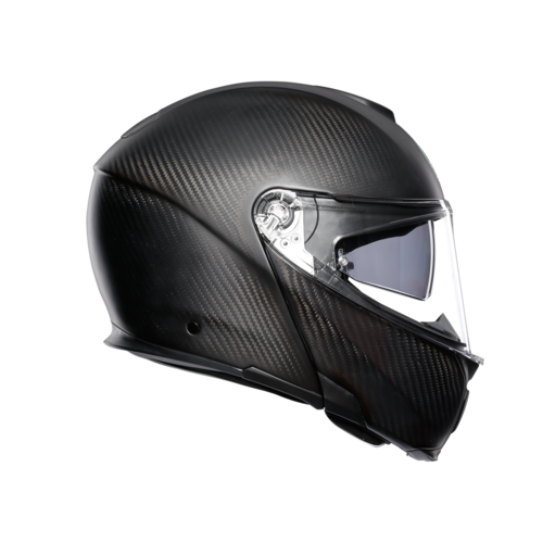 קסדה נפתחת AGV דגם SPORTMODULAR PLK צבע MATT CARBON
