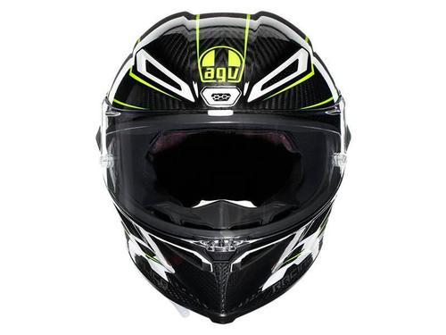 קסדה מלאה AGV דגם PISTA GPRR צבע PERFORMANTE CARBON LIME - תקן E2206