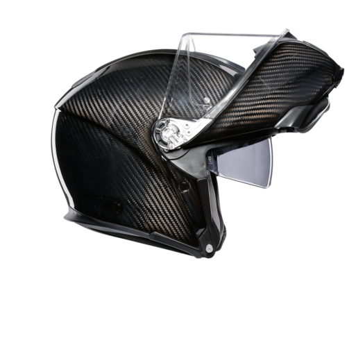 קסדה נפתחת AGV דגם SPORTMODULAR PLK צבע GLOSSY CARBON