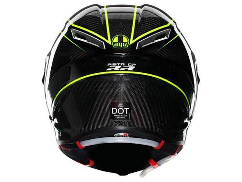 קסדה מלאה AGV דגם PISTA GPRR צבע PERFORMANTE CARBON LIME - תקן E2206
