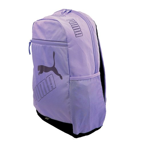 תיק גב עם תא גדול, תא קדמי קטן ותא צד לבקבוק, מתאים גם ללפטופ - סגול