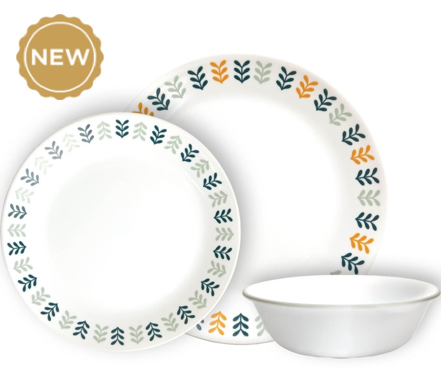 סט צלחות 18 חלקים, קורנינג אנדרס  | Corning Ware Anders