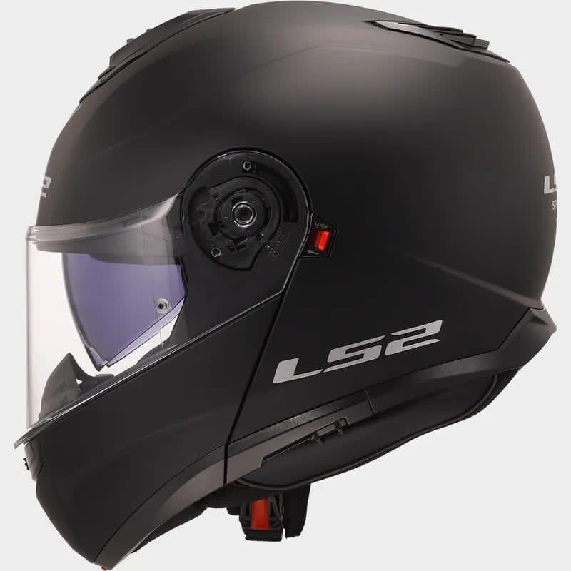 קסדה נפתחת אל אס 2 סטרוב 2 שחור מט Ls2 Strobe 2 FF325 תקן חדש 22.06