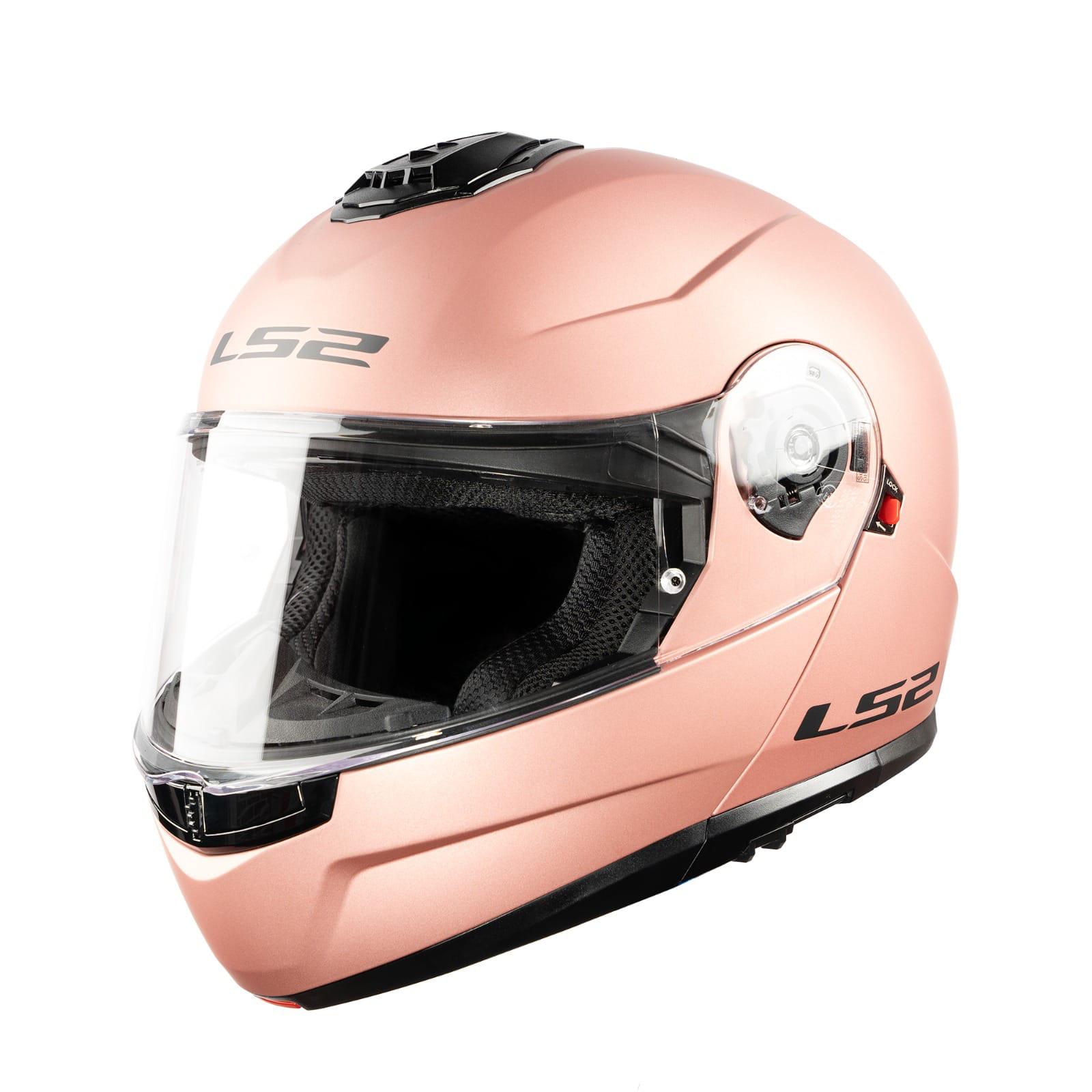קסדה נפתחת אל אס 2 סטרוב 2 ורוד רוז Ls2 Strobe 2 FF325 תקן חדש 22.06
