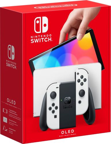 קונסולת Nintendo Switch OLED WHITE צבע לבן