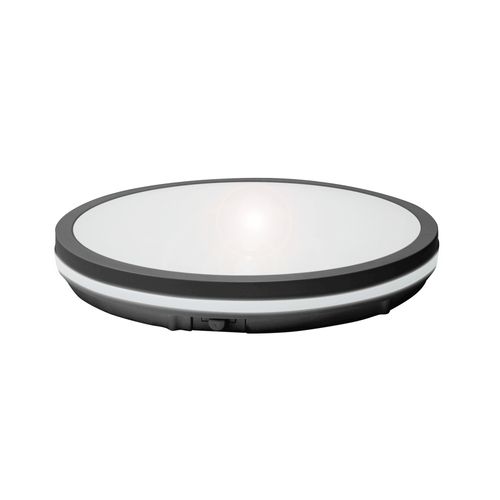 גוף תאורה לד צמוד תקרה בצבע שחור מסדרת OREO הספק 60W עם מפסק שינוי גוון אור CCT