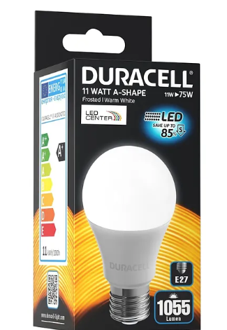 נורה לד דורסל 11W E27  DURACELL