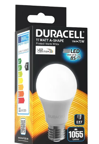 נורה לד דורסל 9W E27  DURACELL