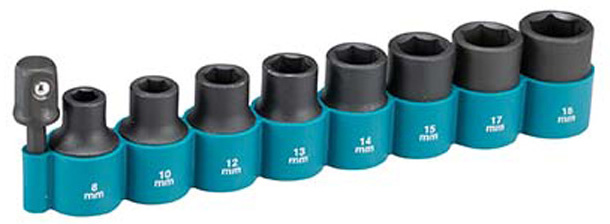 סט בוקסות 1/2 כולל מוביל Makita