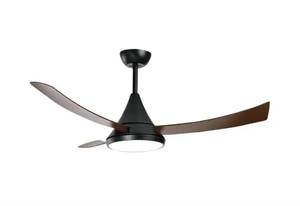 מאוורר תקרה "32W ESPRESSO 52 עם שלט-שחור כנף חום