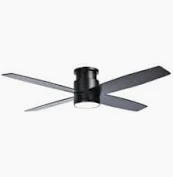 מאוורר תקרה מקיאטו "CCT 25W 52 עם שלט -שחור וחום