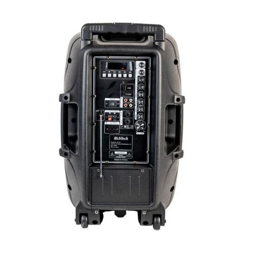 בידורית /רמקול מוגבר נייד 12 אינטש RichTech STUDIO ST12 *שני מיקרופונים