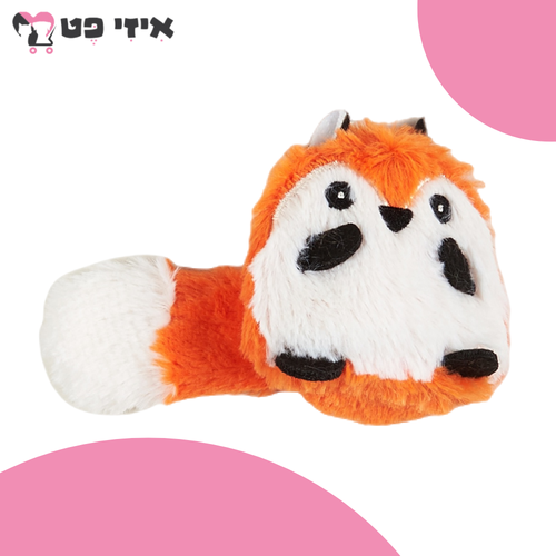 פופוס צעצוע שועל פלופי מקומט לחתול FOFOS