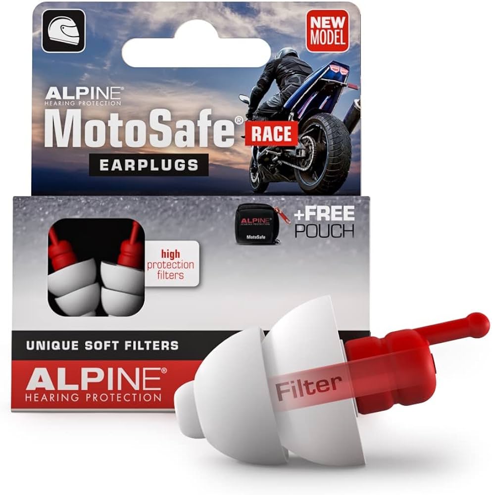 אטמי אוזניים מוטוסייף רייס - ALPINE HEARING MOTO SAFE RACE