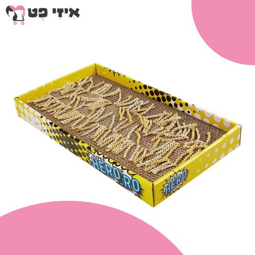 פופוס קרטון גירוד לחתול קומיקס עם חבלים FOFOS