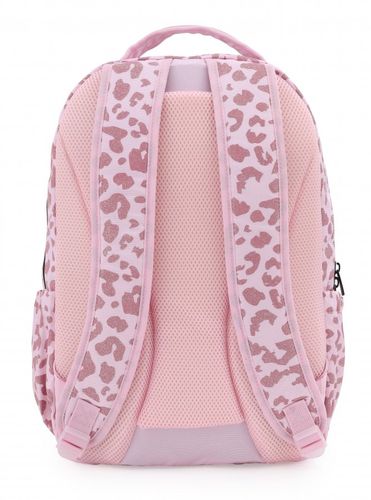 תיק עם טריק המתפצל לתיק גדול ותיק קטן, 5 תאים ומערכת גב ארגונומית - חתול ורוד