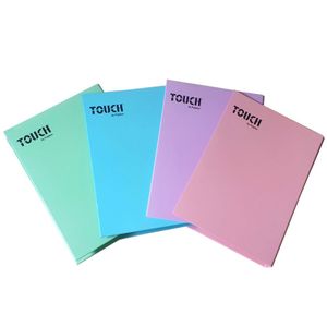 קלסר פוליו עשוי קרטון בגודל גב 4 - פסטל (מגוון צבעים)