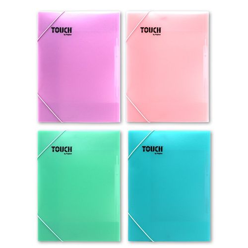 תיק גומי עשוי פלסטיק PP - פסטל (מגוון צבעים)