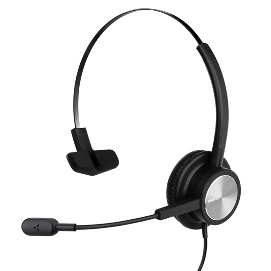 אוזניית קשת On-Ear עם מיקרופון Mairdi MONAURAL NOISE CANCELLING