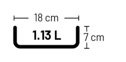 קערה קרמית לכלב DUKE פלמינגו 18 ס