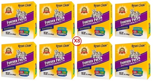 8 X חול חתולים חול Forever Fresh מנטרל ריחות  – 10X8 ליטר.