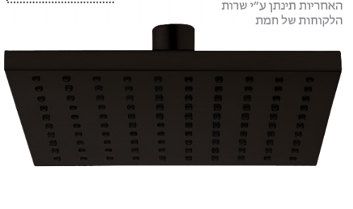 ראש מקלחת פליז 200*200 מ