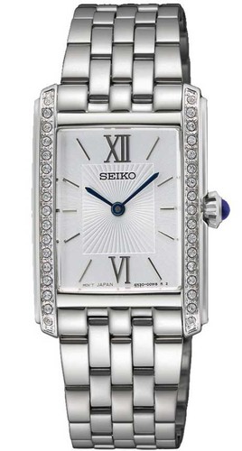 SEIKO SWR091P1 חדש לנשים משובץ אבני קריסטל
