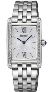 SEIKO SWR091P1 חדש לנשים משובץ אבני קריסטל