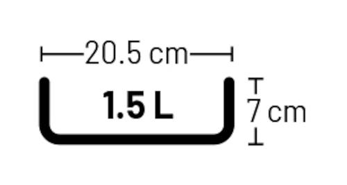 קערה קרמית לכלב KYRA פלמינגו 20.5 ס