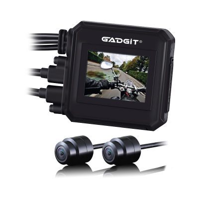 מצלמת דרך כפולה לאופנוע MOTOVIEW PRO 2