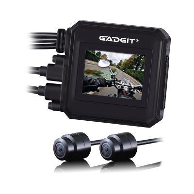 מצלמת דרך כפולה לאופנוע MOTOVIEW PRO 2