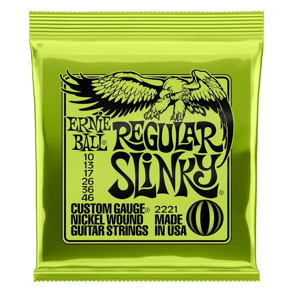 סט מיתרים לגיטרה חשמלית Ernie Ball 2221 Super Slinky Nickel Wound 10-46