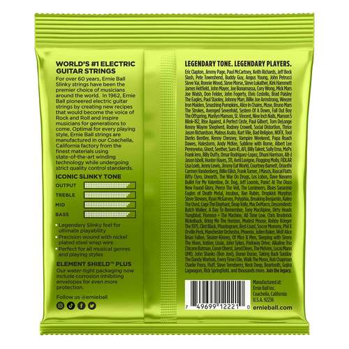 סט מיתרים לגיטרה חשמלית Ernie Ball 2221 Super Slinky Nickel Wound 10-46