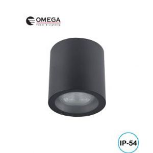 צלינדר דגם RIVER מוגן מים IP54 שחור Omega