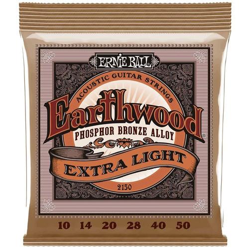סט מיתרים לגיטרה אקוסטית Ernie Ball 2150 Earthwood Phosphor Bronze 10-50