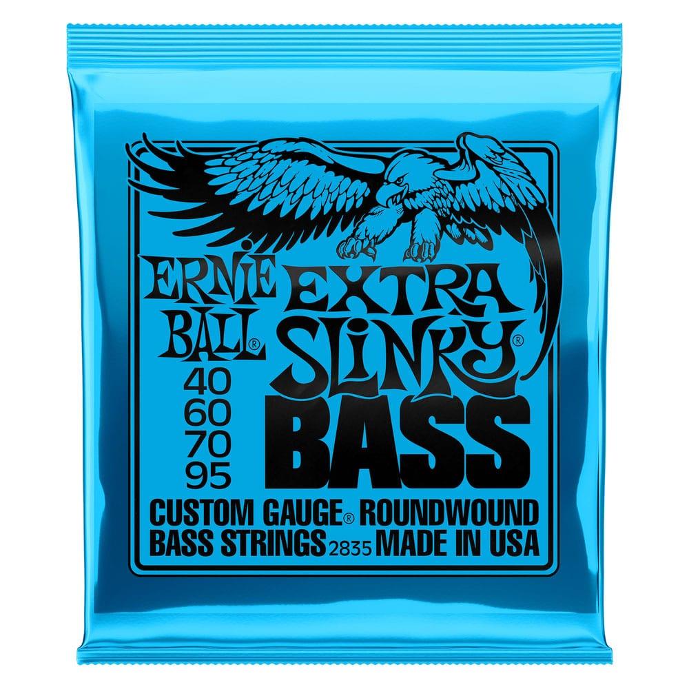 סט מיתרים לגיטרה בס Ernie Ball Extra Slinky Nickel Wound 40-95