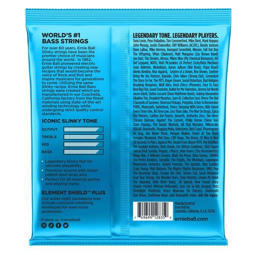 סט מיתרים לגיטרה בס Ernie Ball Extra Slinky Nickel Wound 40-95