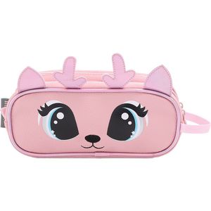 קלמר שני תאים - צבי ורוד סטיילוש