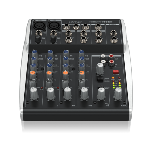 מיקסר אנלוגי פרימיום 8 כניסות X802S עם ממשק USB