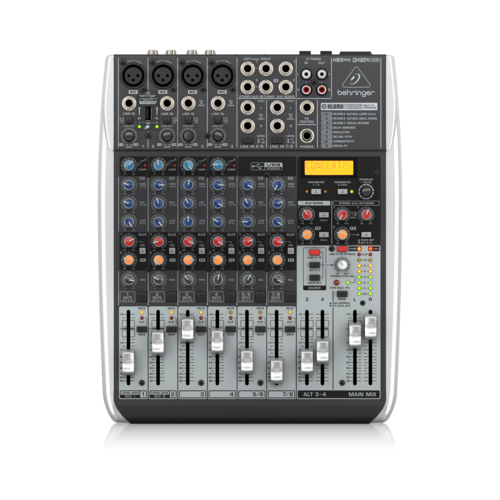 מיקסר אנלוגי 12ערוצים + USB דגם QX1204USB מבית BEHRINGER