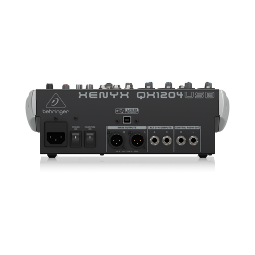 מיקסר אנלוגי 12ערוצים + USB דגם QX1204USB מבית BEHRINGER