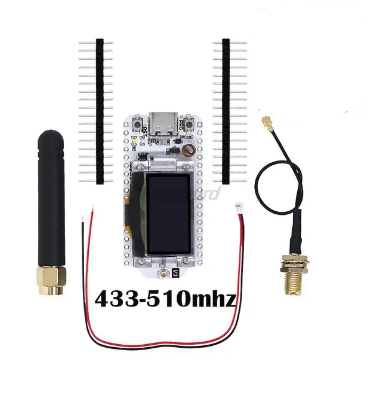 מודול פיתוח ESP32 LORA לארדואינו IOT עם תצוגה 0.96  433MHZ