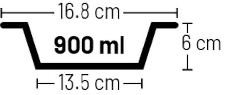 קערת נירוסטה לכלב EZRA פלמינגו 900 מ