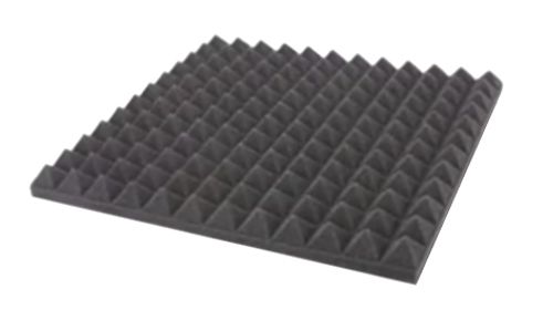 ספוג אקוסטי שחור בצורת פירמידות ACOUSTIC CENTER 60x60x5 cm