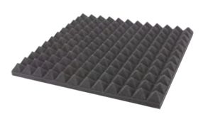 ספוג אקוסטי שחור בצורת פירמידות ACOUSTIC CENTER 60x60x5 cm