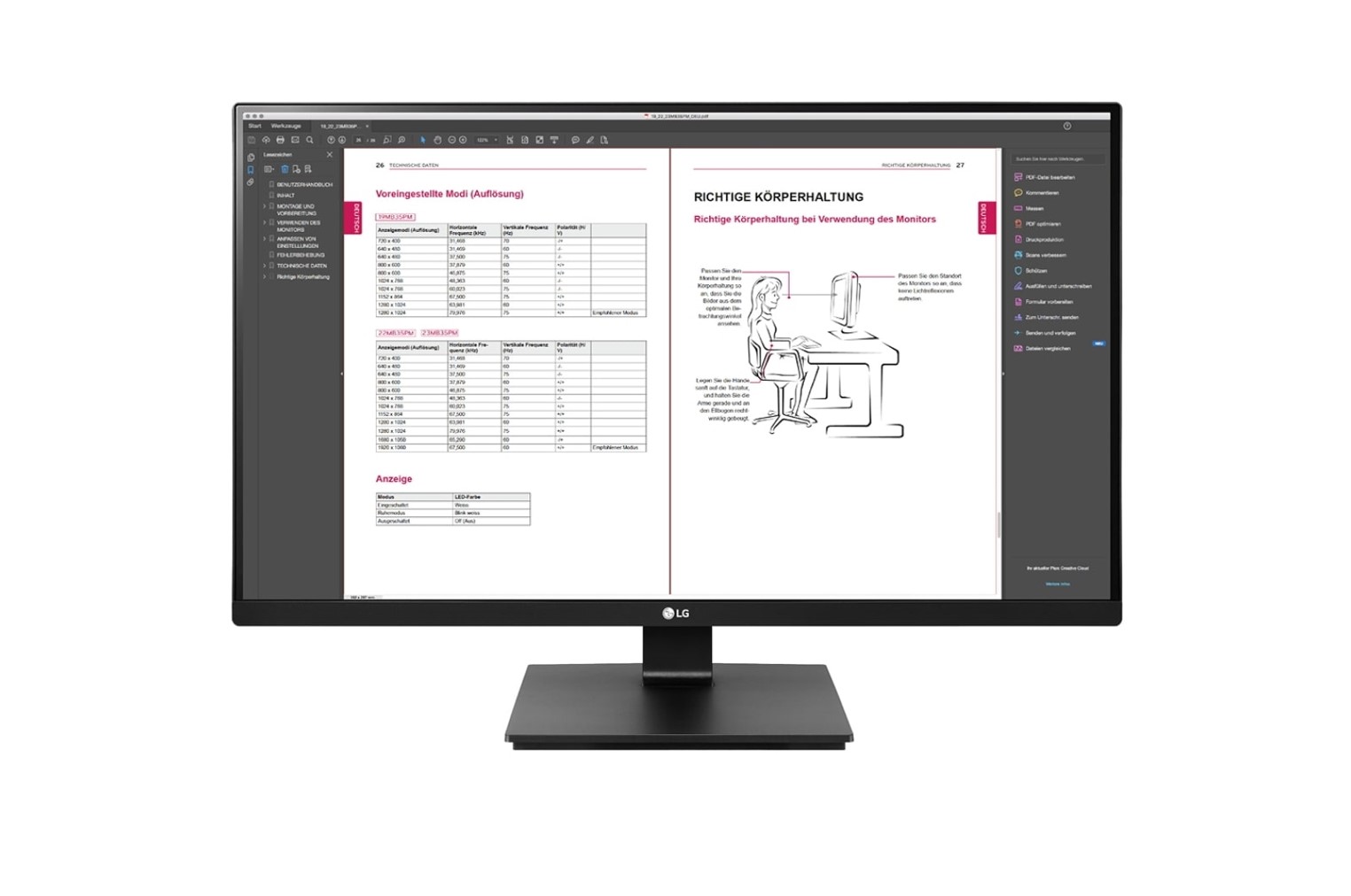 מסך מחשב 27 אינטש LG 27BN65QP-B QHD
